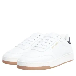 Saint Laurent Sneaker White / Black Low-Top-Sneaker