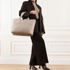 Saint Laurent Tote Bag Chalk Beige Tote