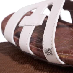 Sam Edelman Bay Bright White Slides