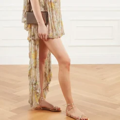 Sam Edelman Ellina Amber Gold Riemchensandalen