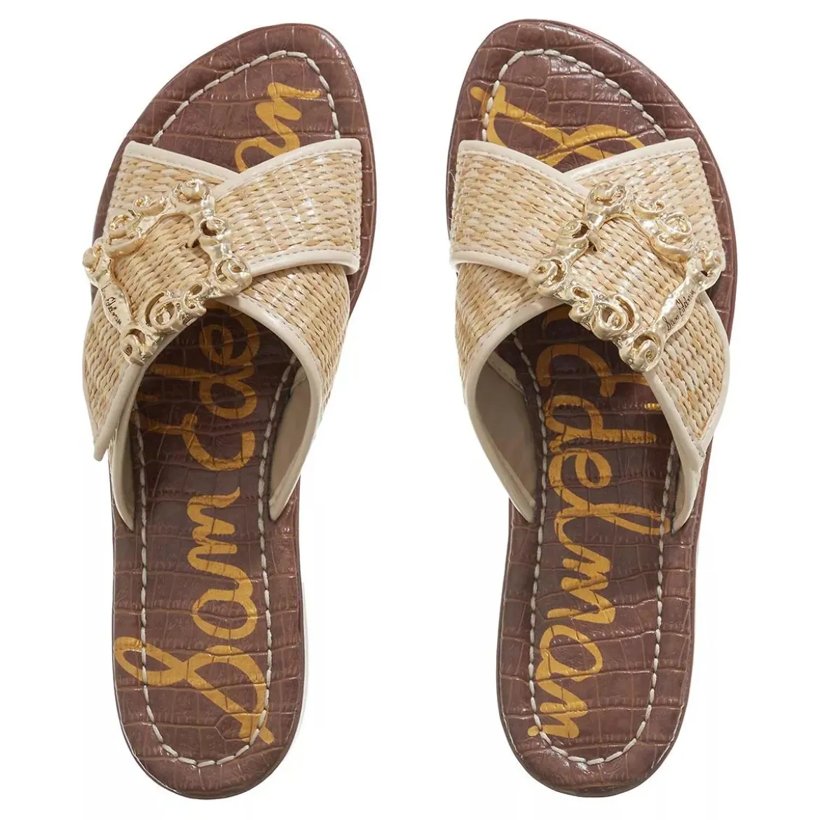 Sam Edelman Gracyn Dark Natural Slides