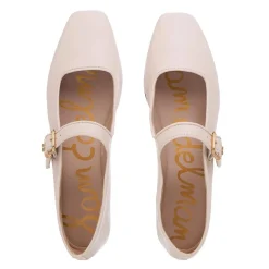 Sam Edelman Michaela Modern Ivory Ballerinas