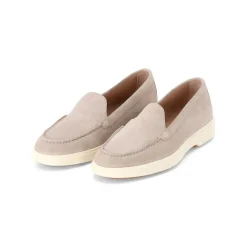 Santoni Flat Shoes Beige beige Schnürschuhe