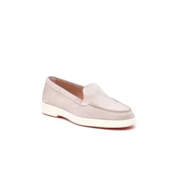 Santoni Flat Shoes Beige beige Schnürschuhe