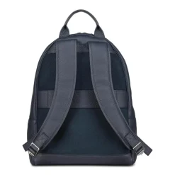 Santoni Rucksack aus Leder blau Rucksack