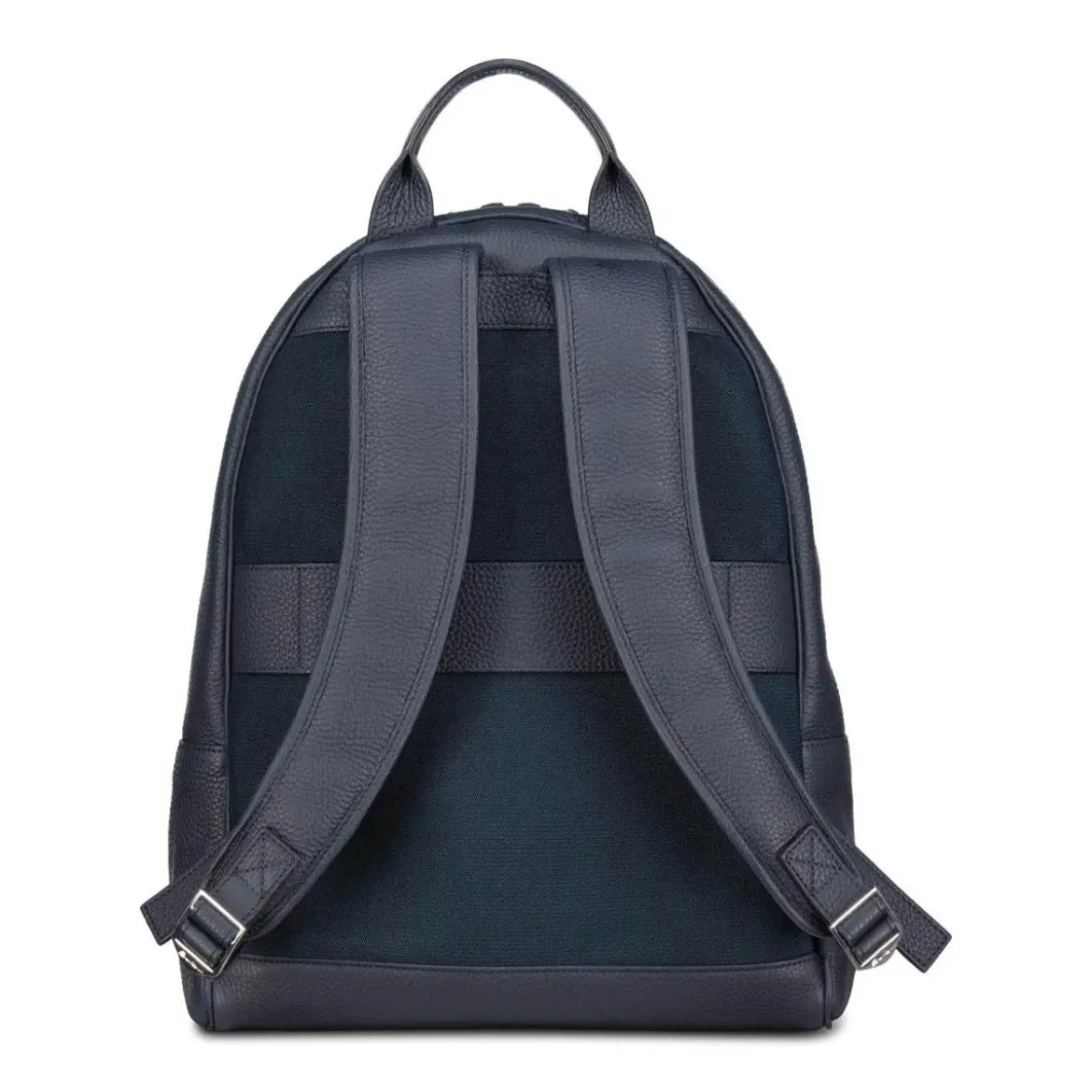 Santoni Rucksack aus Leder blau Rucksack