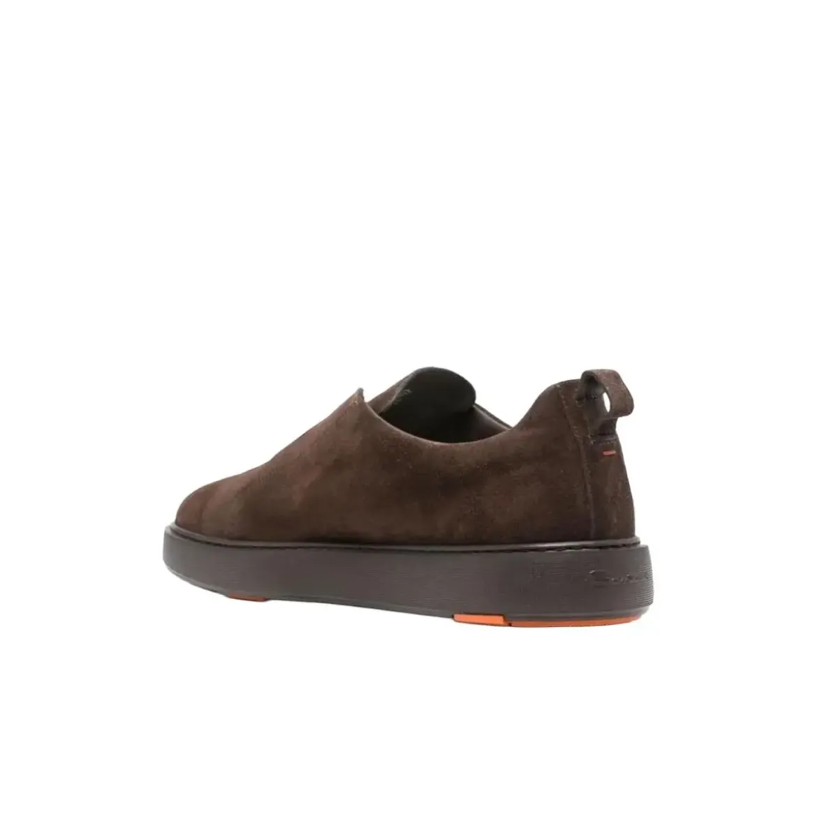 Santoni Sneaker Con Logo Brown Loafer