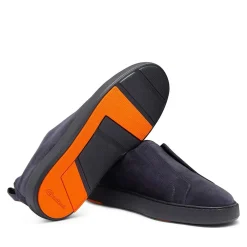 Santoni Sneaker Donkerblauw blau Low-Top-Sneaker