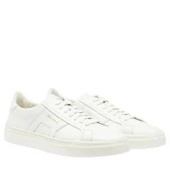 Santoni Sneakers White weiß Low-Top-Sneaker