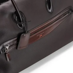 Santoni Weekender aus Leder braun Weekender