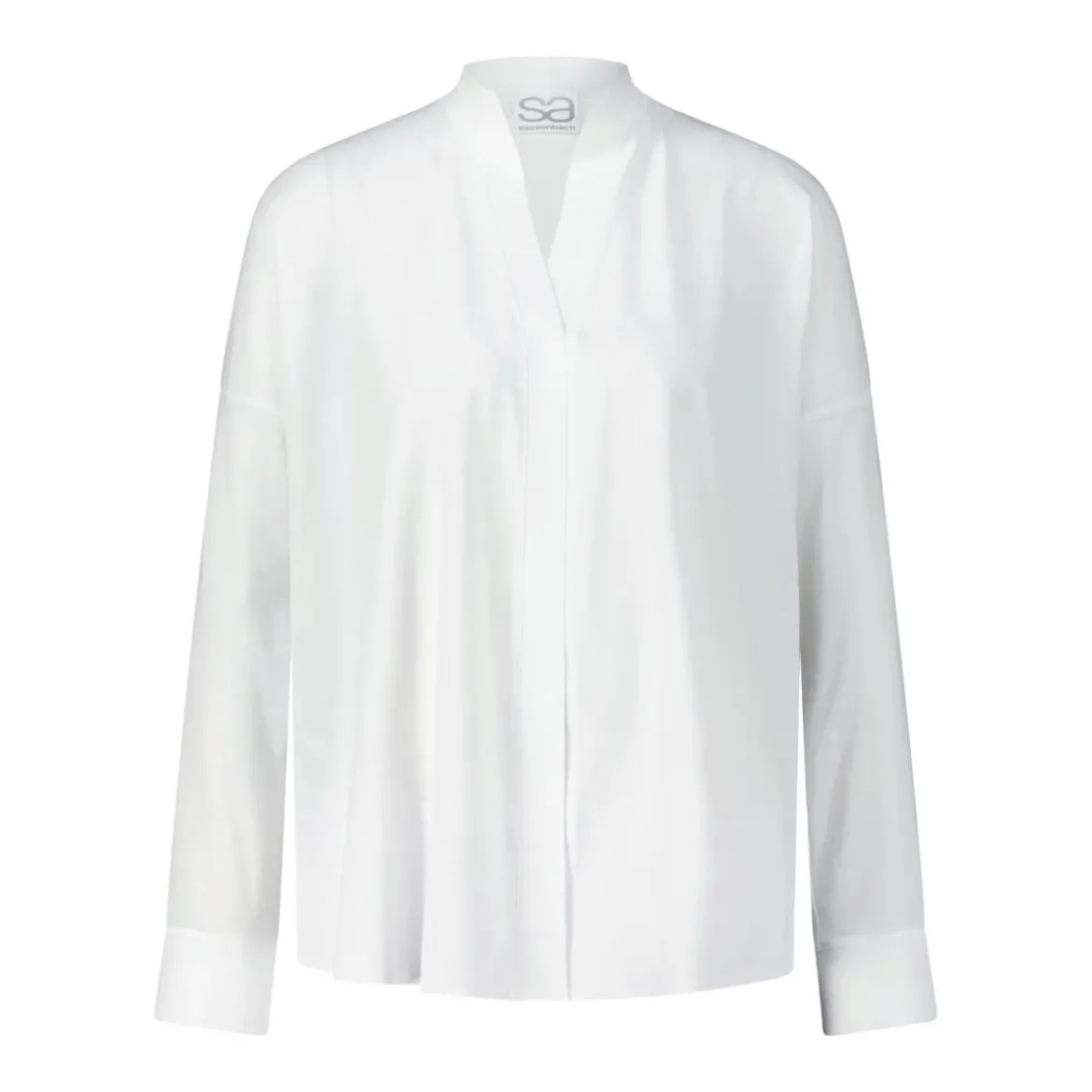 Sassenbach Elastische Bluse Lia weiß Bluse