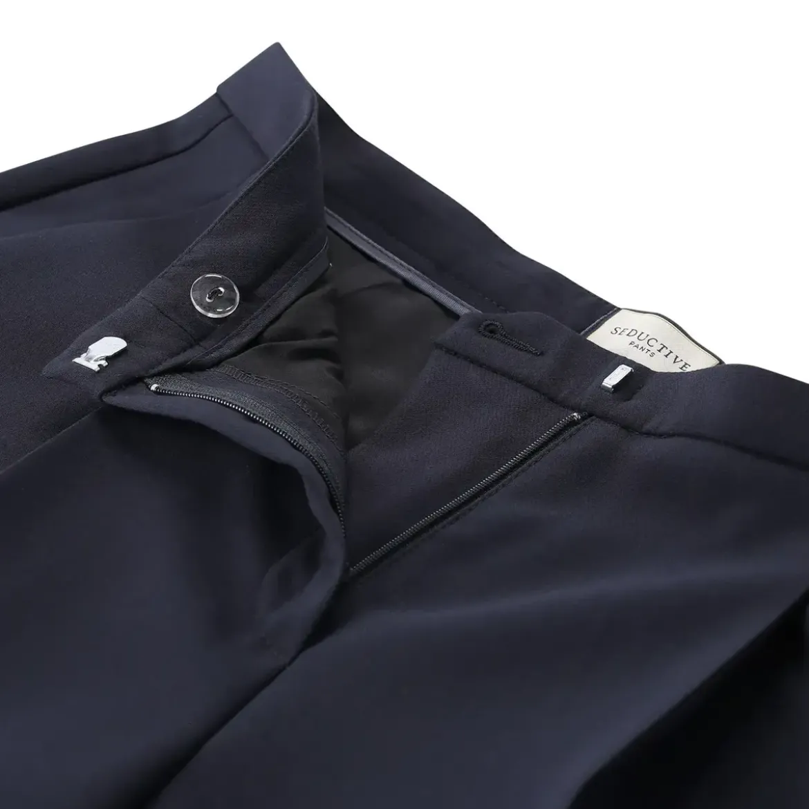 Seductive Stoffhose Louella blau Stoffhose