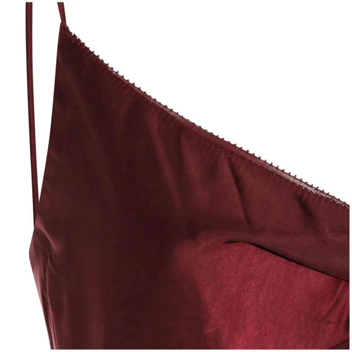 Self Portrait Burgundy Sleeveless Maxi Dress Black Maxikleid