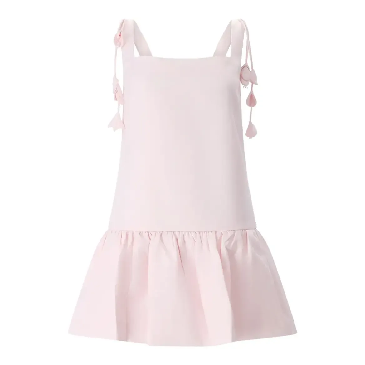Self Portrait Minikleid mit Blumendetails pink Minikleid