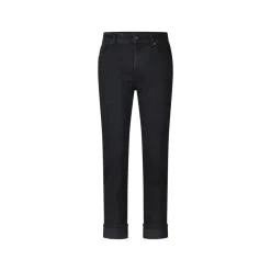 Seven for all Mankind Straight Leg Jeans Schwarz Straight Leg Jeans