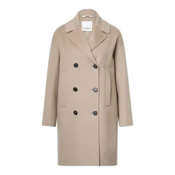 S Max Mara Kurzmantel Eden aus Schurwolle braun Wollmantel