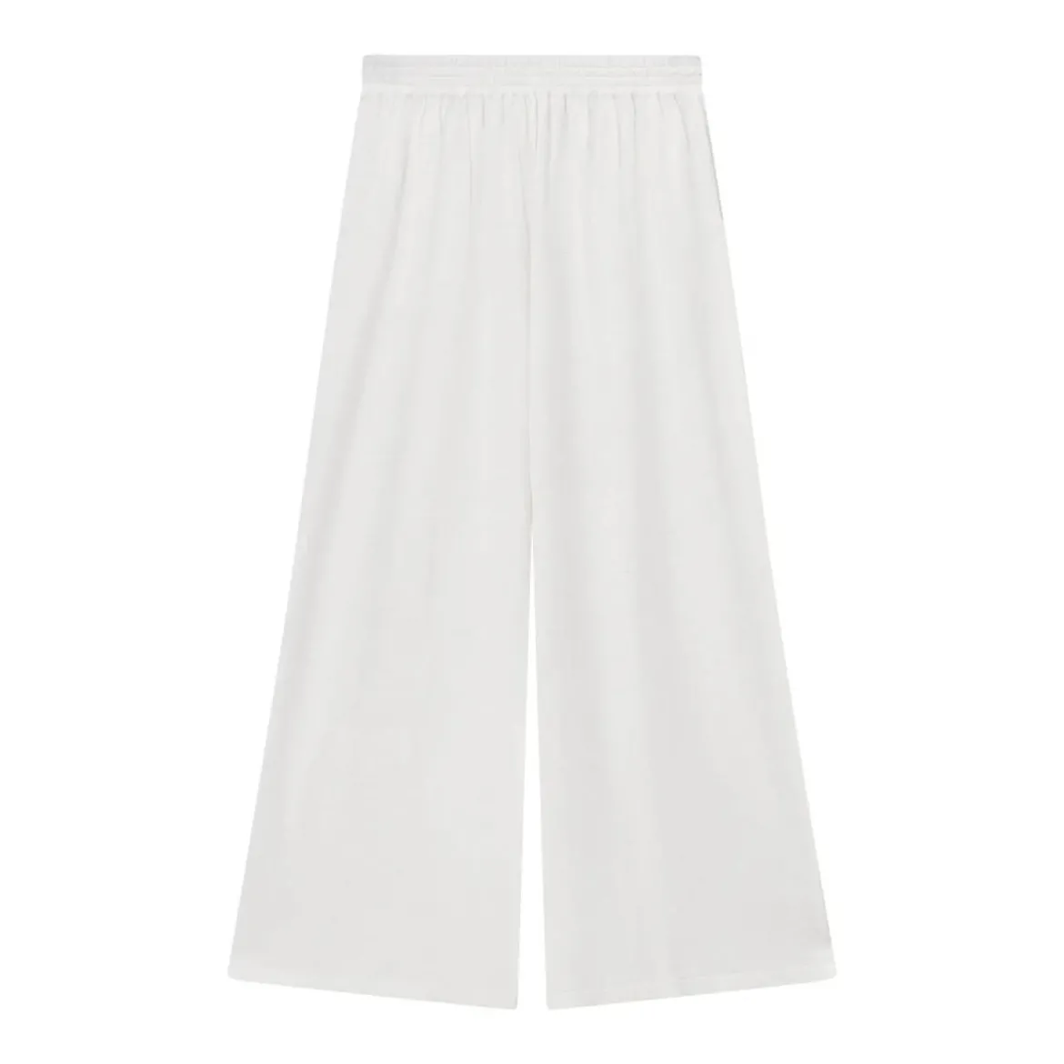 Sminfinity Hose aus Leinenmix weiß Stoffhose