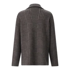 Sminfinity Jacke Glencheck Caban Jacket braun Übergangsjacke