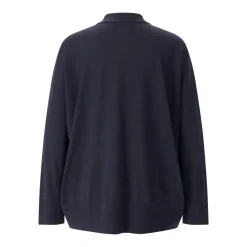 Sminfinity Pullover aus Merinowolle blau Poloshirt