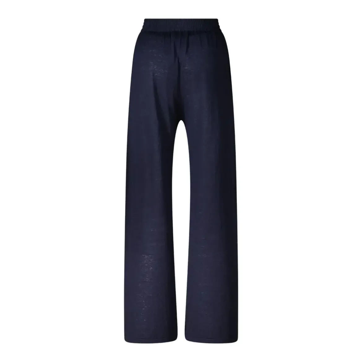 Sminfinity Weite Hose aus Seide & Leinen blau Stoffhose