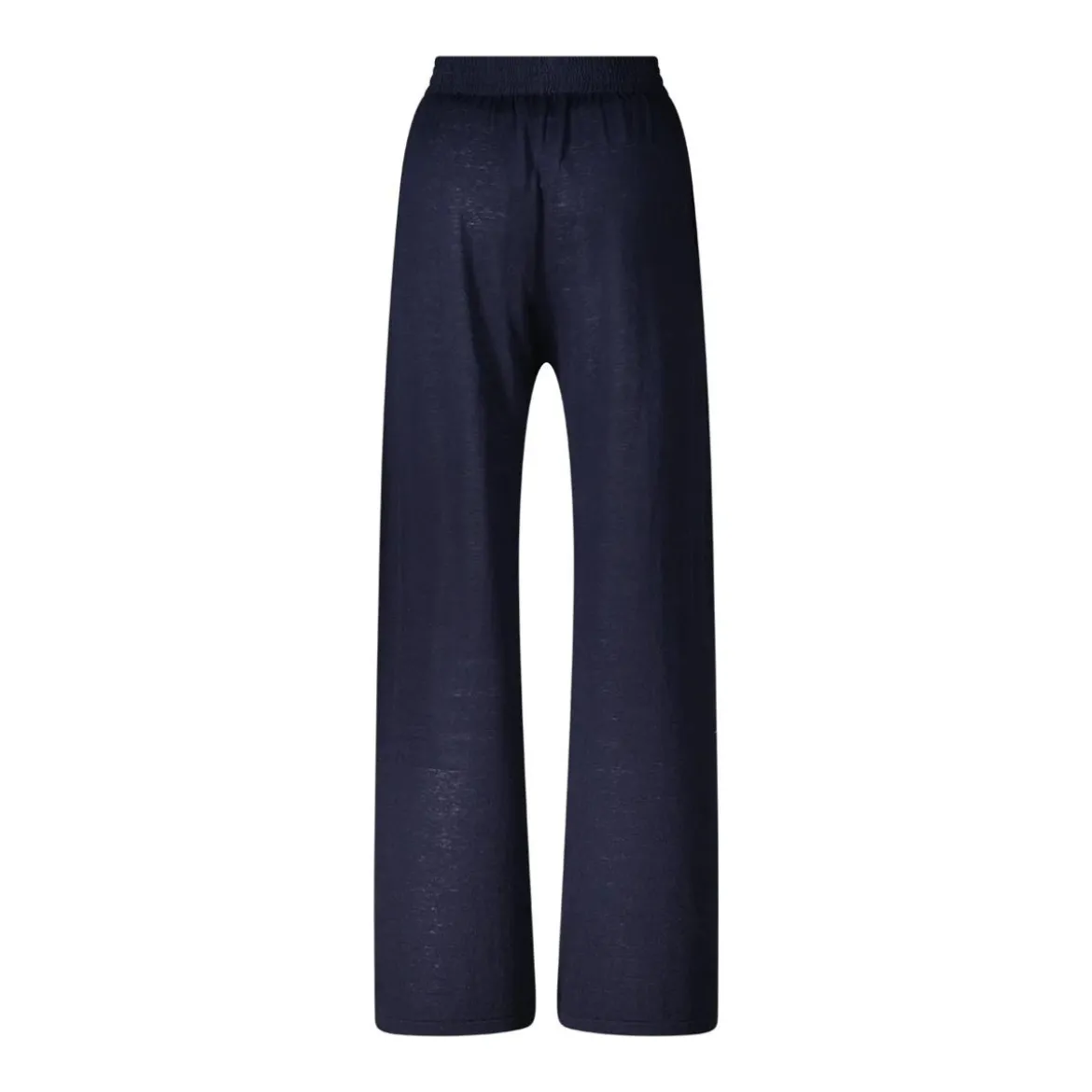 Sminfinity Weite Hose aus Seide & Leinen blau Stoffhose