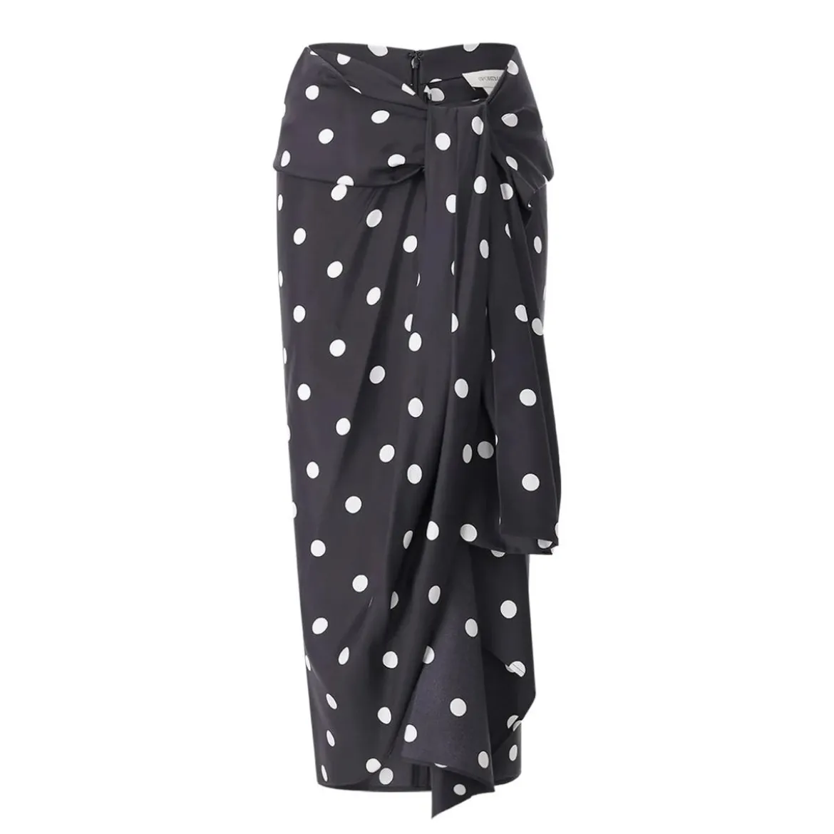 Sportmax Gepunkteter Midirock Gentile blau Midirock