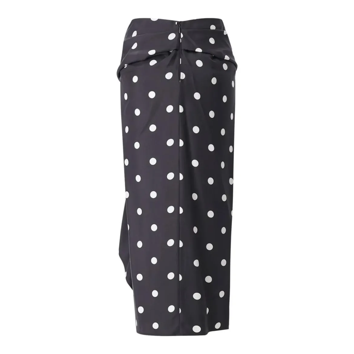 Sportmax Gepunkteter Midirock Gentile blau Midirock