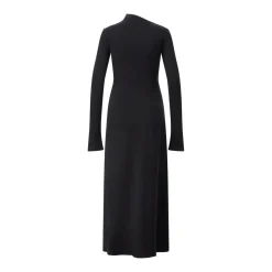 Sportmax Maxikleid Edile aus Wolle schwarz Maxikleid