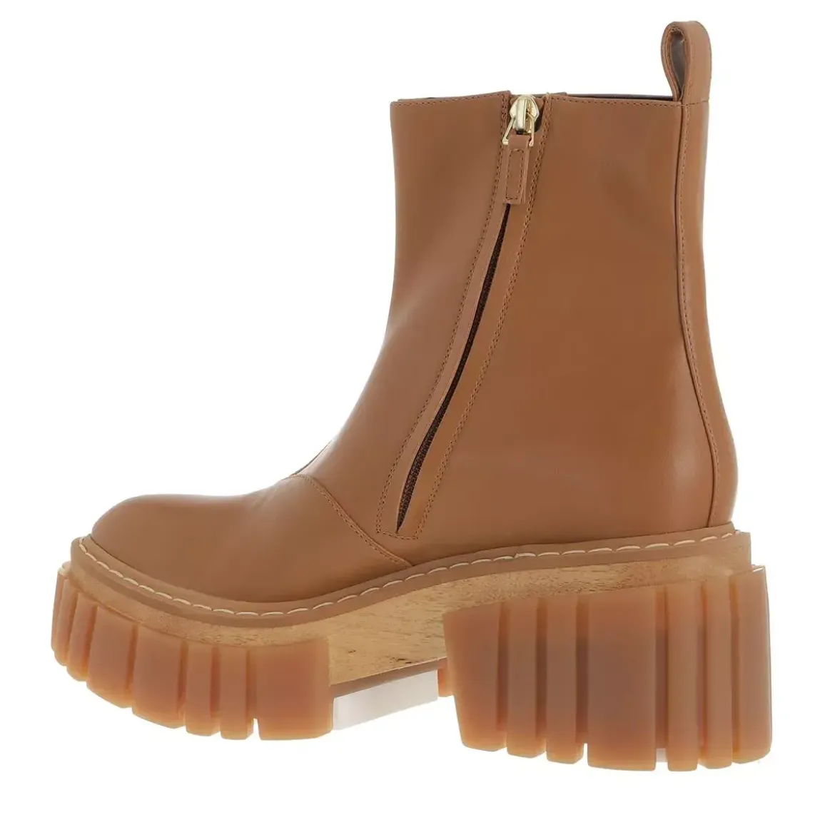 Stella McCartney Emilie Boots Leather Camel Stiefeletten