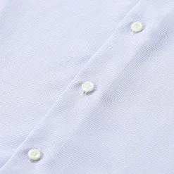 STENSTRÖMS Regular-Fit Hemd mit Hahnentrittmuster blau Hemd