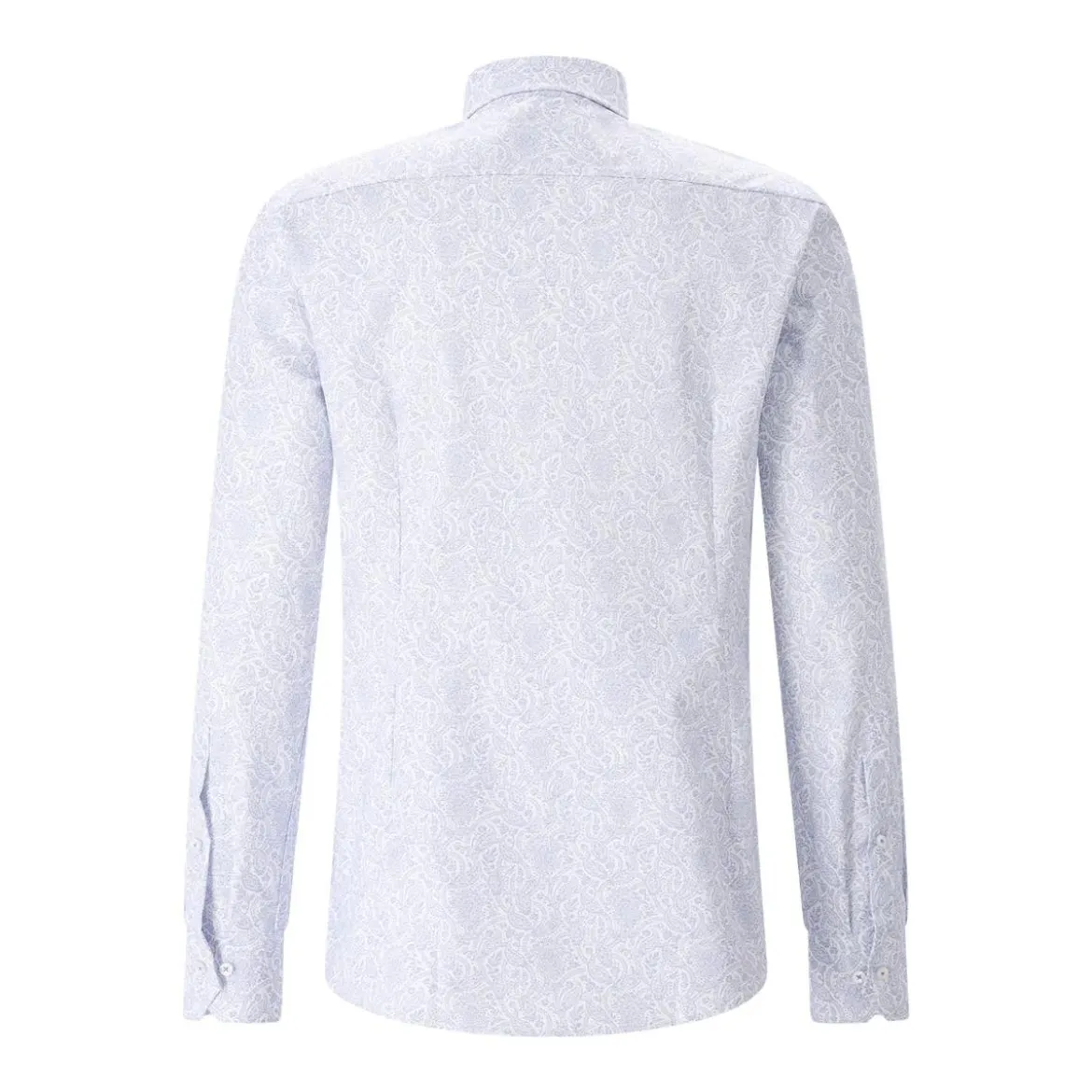 STENSTRÖMS Regular-Fit Hemd mit Paisleymuster blau Hemd