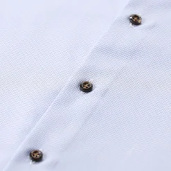 STENSTRÖMS Slim-Fit Hemd aus Baumwolle blau Hemd