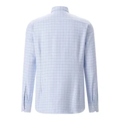 STENSTRÖMS Slim-Fit Hemd aus Baumwolle blau Hemd
