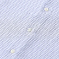 STENSTRÖMS Slim-Fit Hemd aus Baumwolle blau Hemd