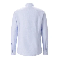 STENSTRÖMS Slim-Fit Hemd aus Baumwolle blau Hemd