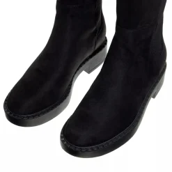 Steve Madden Applause Black Overknee-Boots