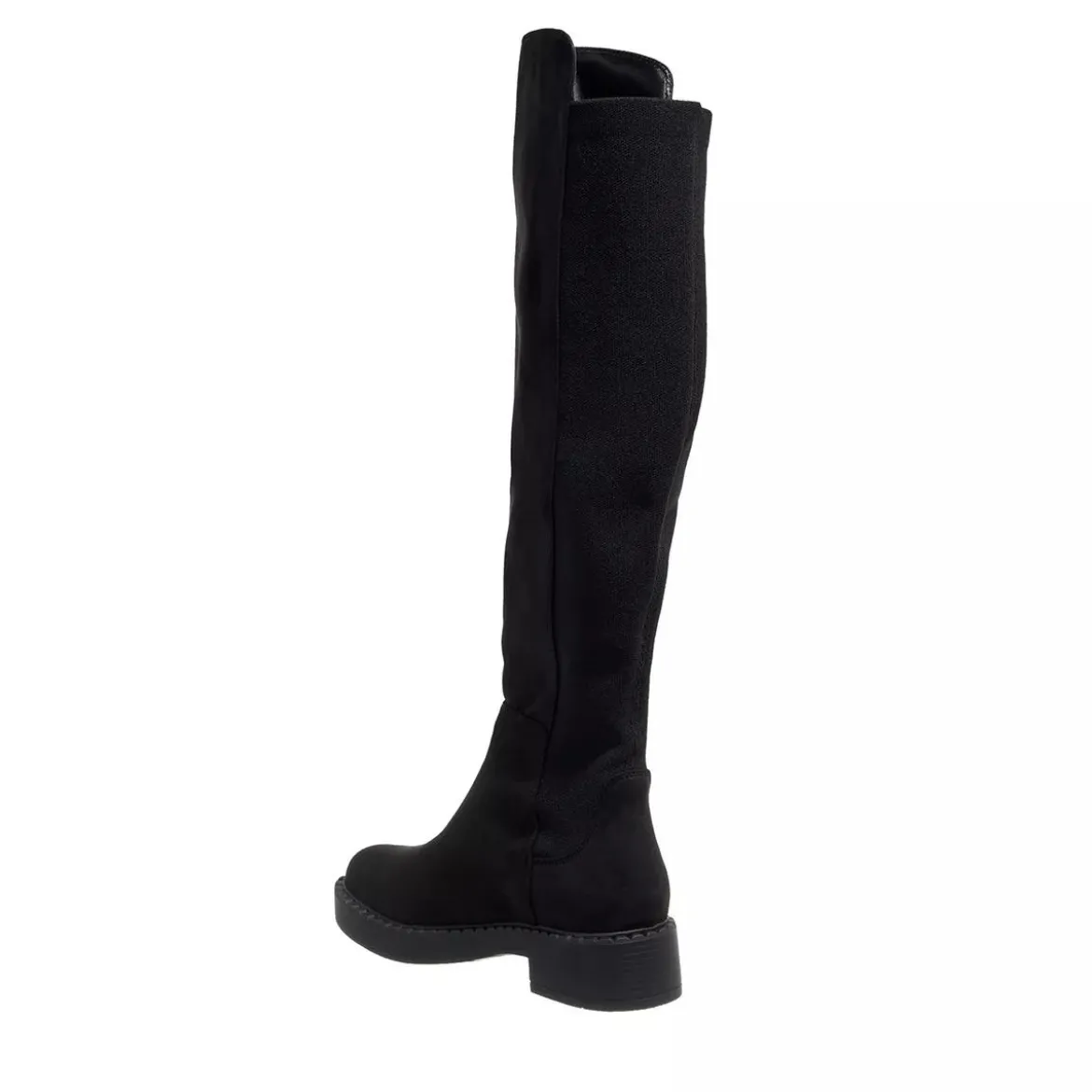 Steve Madden Applause Black Overknee-Boots