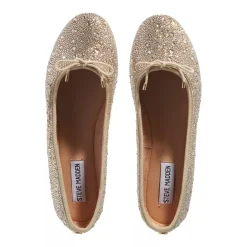 Steve Madden Blossoms R Champagne Ballerinas