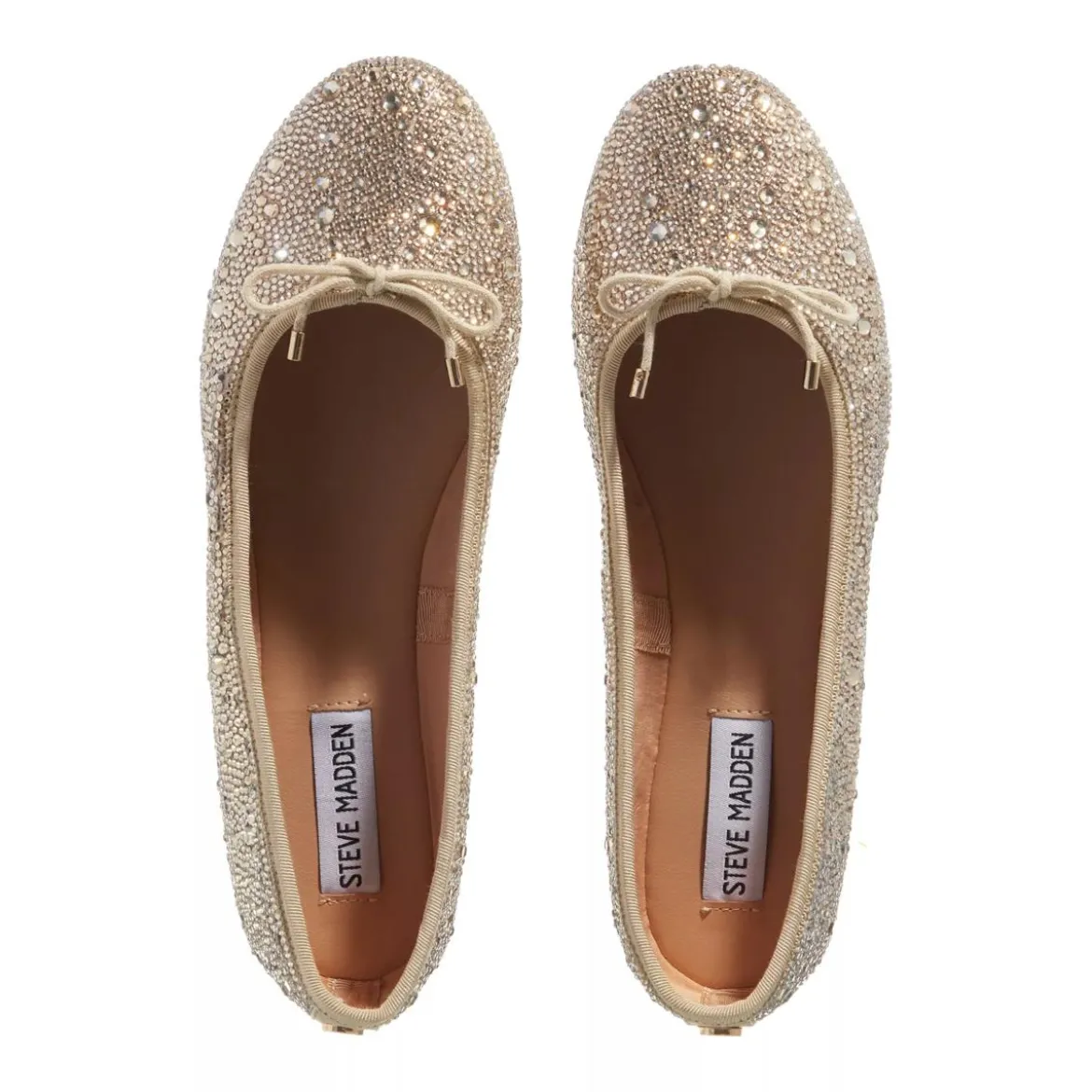 Steve Madden Blossoms R Champagne Ballerinas