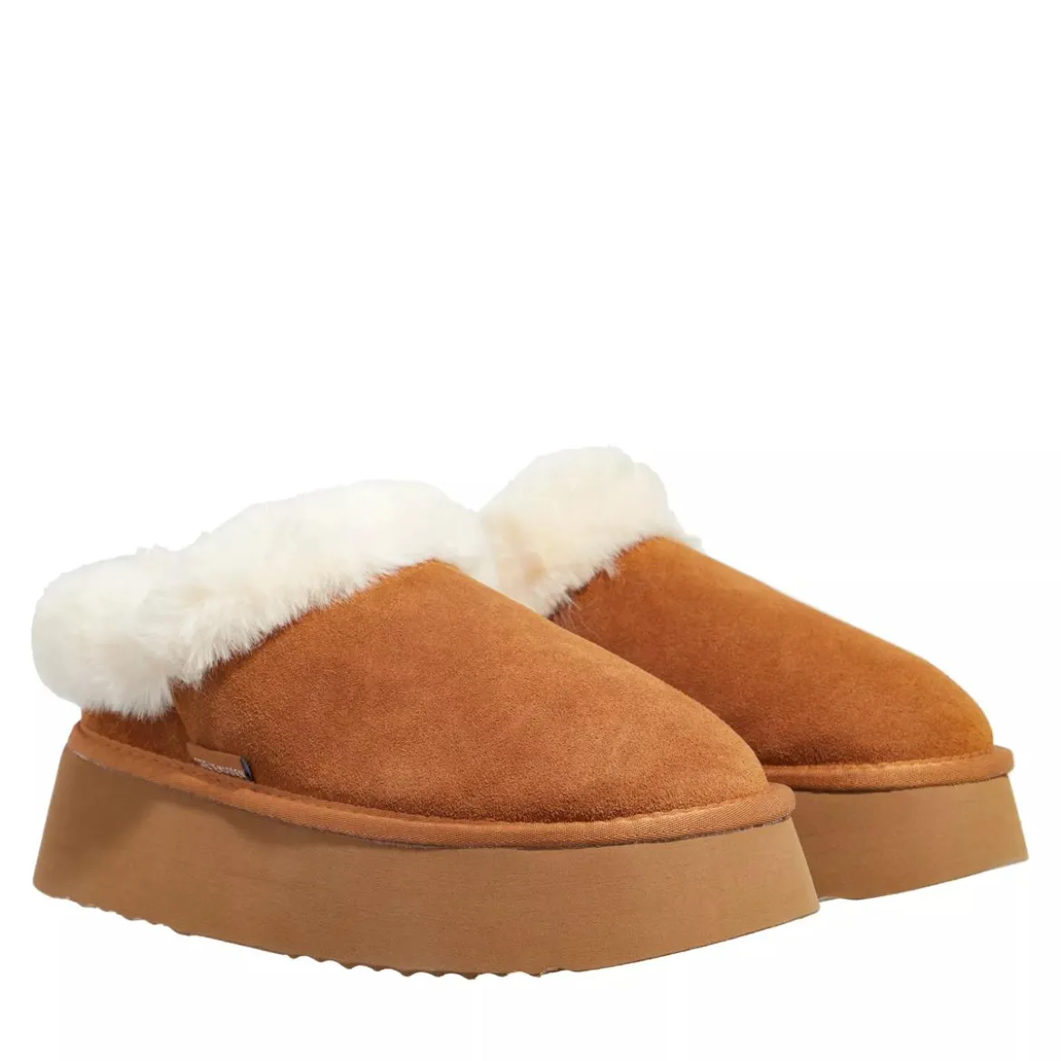 Steve Madden Chaplin Chestnut Slides