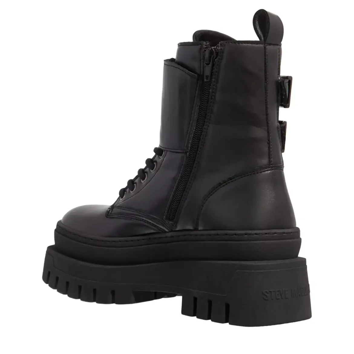 Steve Madden Chauss Bootie Blk Action Leather Stiefel