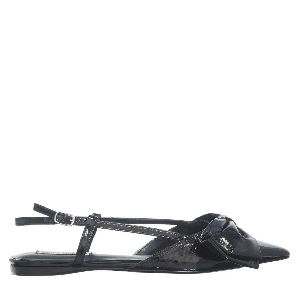 Steve Madden Dazzled Black Leather Mules