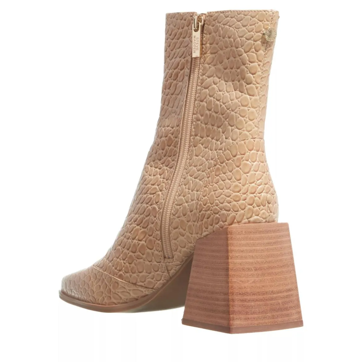 Steve Madden Duchess Tan Lizard Stiefeletten