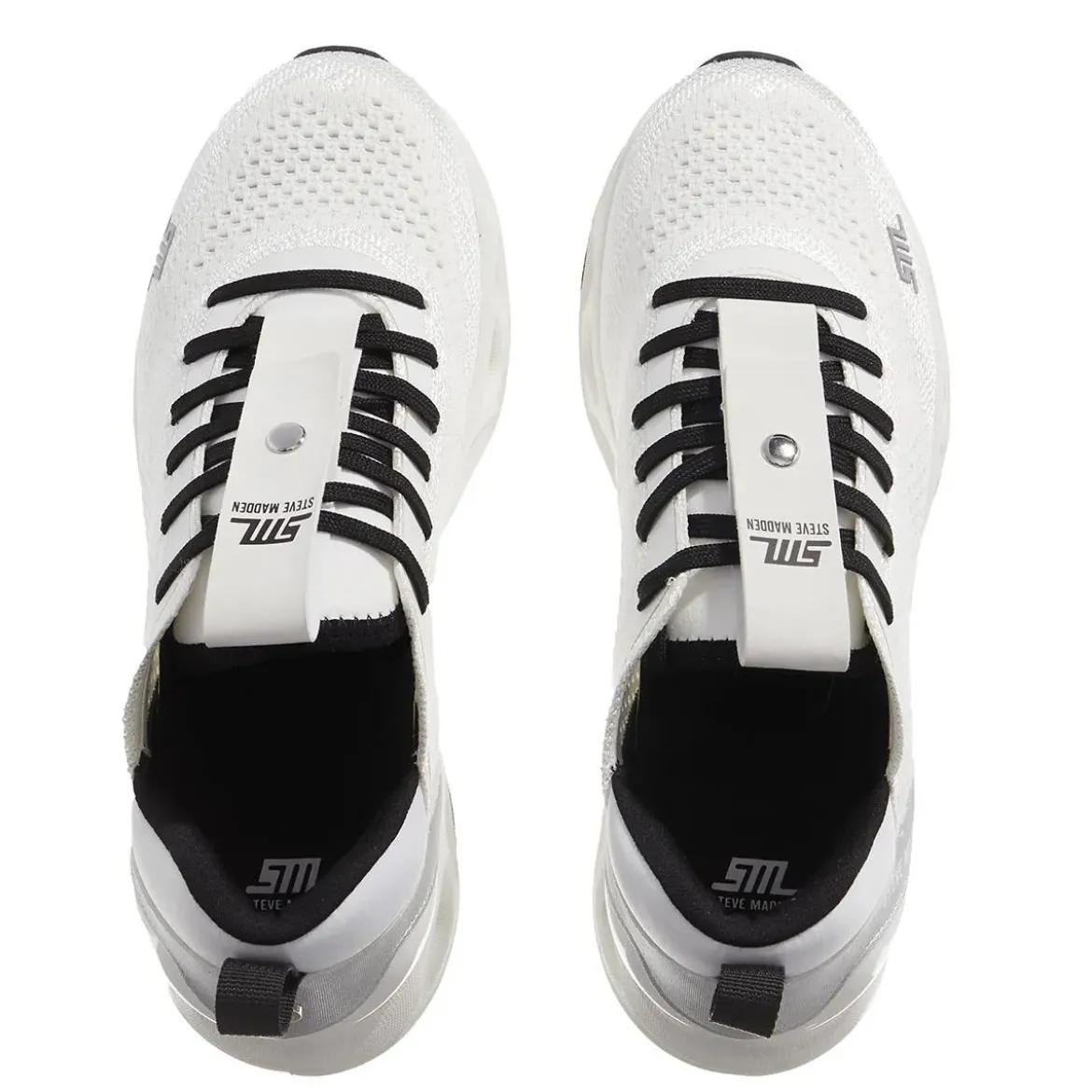 Steve Madden Surge 1 White/Silver Low-Top-Sneaker