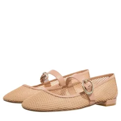 Stuart Weitzman Arabella Mary Jane Ginger Ballerinas