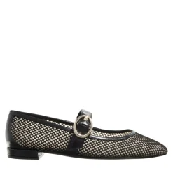 Stuart Weitzman Arabella Mary Jane Black Mary Janes