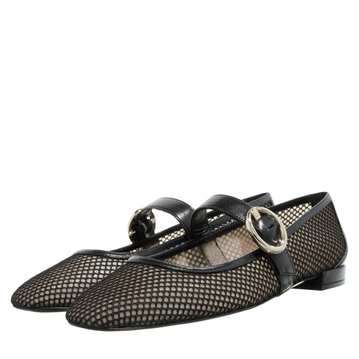 Stuart Weitzman Arabella Mary Jane Black Mary Janes