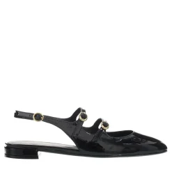 Stuart Weitzman Benni Mj Slingback Black Ballerinas