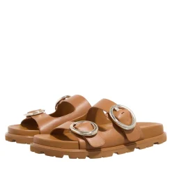 Stuart Weitzman Benni Sport Slide Macchiato Sandalen