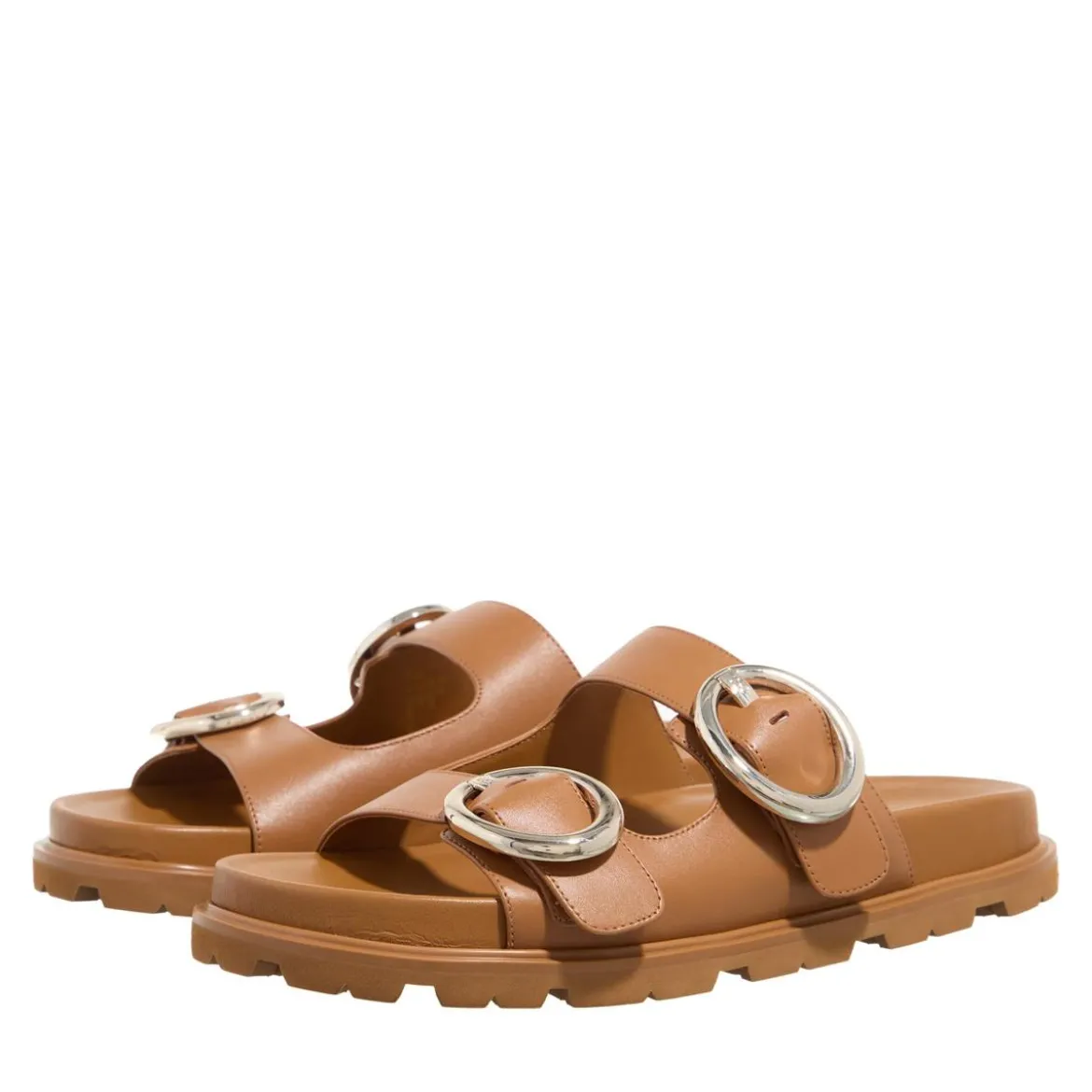 Stuart Weitzman Benni Sport Slide Macchiato Sandalen